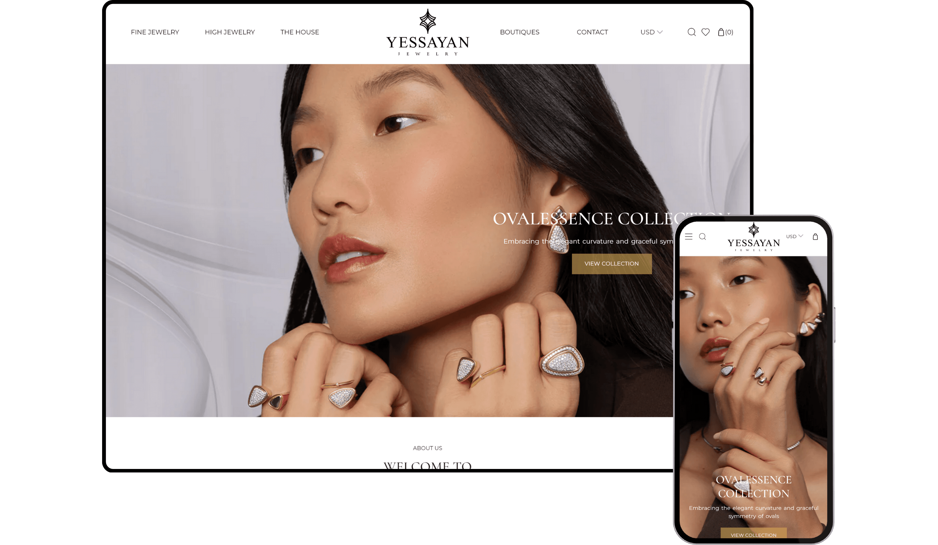 Yessayan Jewelry - Shopify Store by Experts in Shopify Dubai