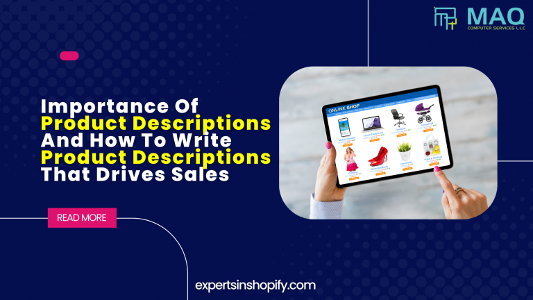 Importance Of Product Descriptions And How To Write Product Descriptions That Drives Sales