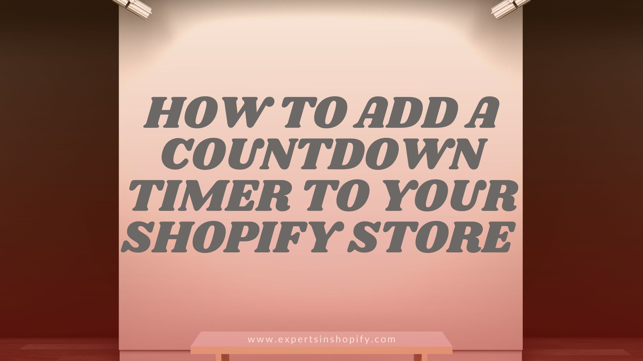 How to Add a Countdown Timer to Your Shopify Store 